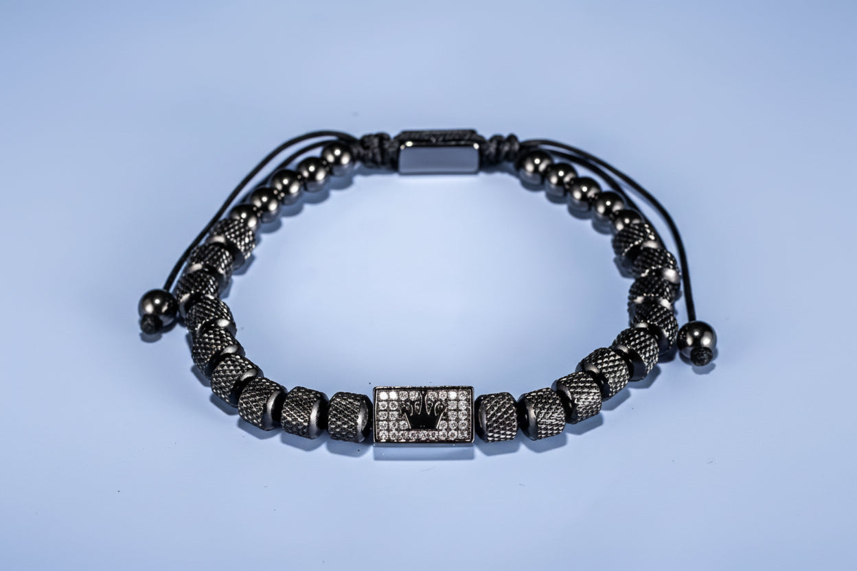 Stainless steel beads crown