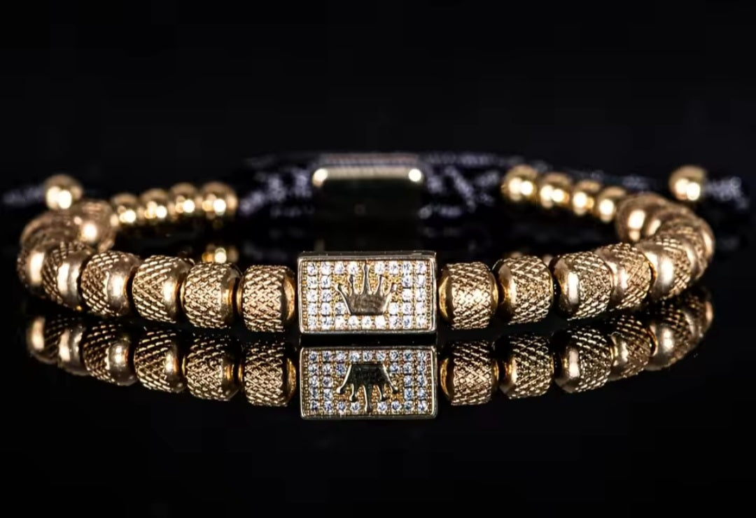 Stainless steel beads crown
