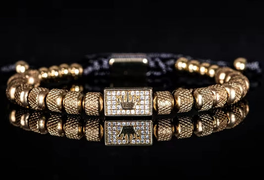 Stainless steel beads crown